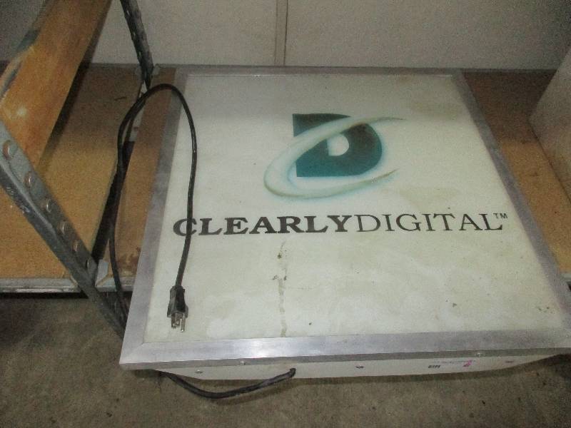 light up sign 2 x 2