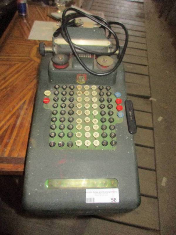 vintage adding machine  by victor - man cave decor