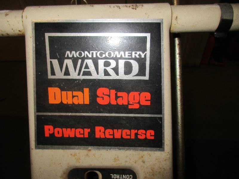 Montgomery ward snow blower - dual stage - power reverse - 24 path
