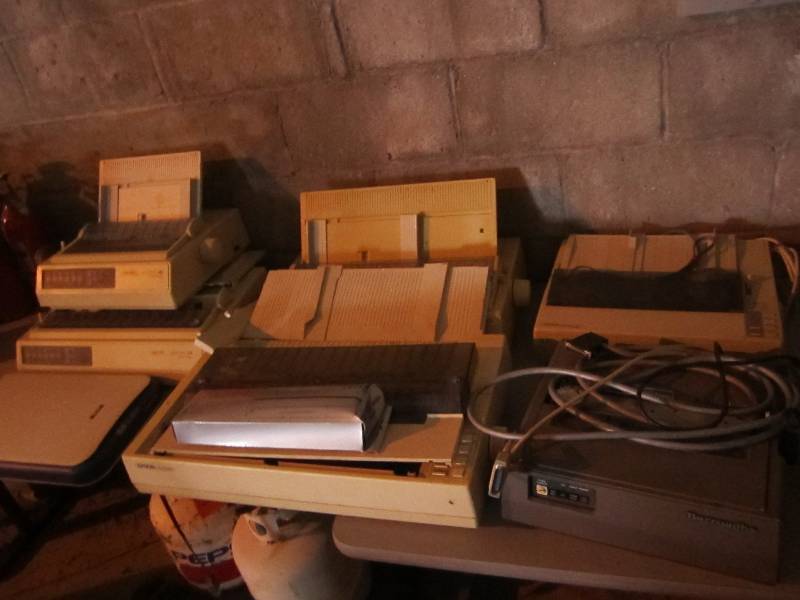 Lot of printers, came from a workin...