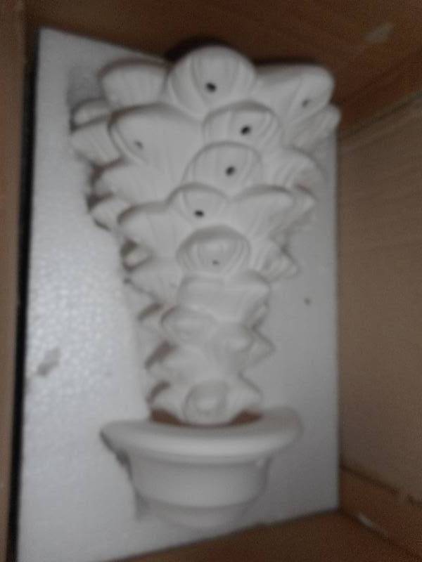 CERAMIC TREE AND SNOW MAN