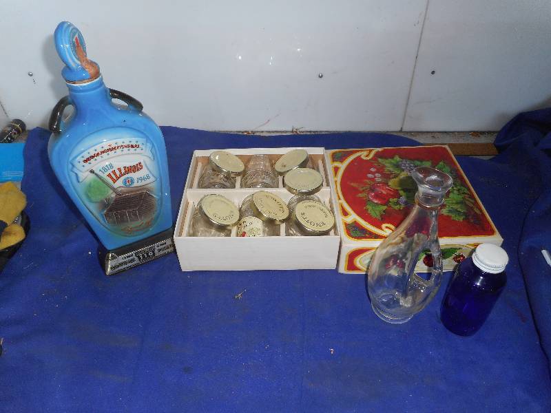 VINTAGE JARS AND BOTTLES