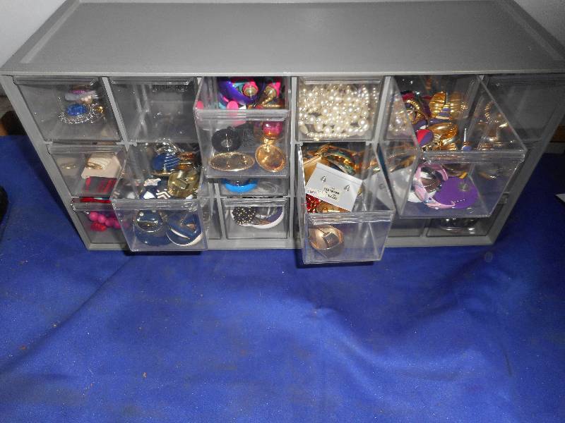 JEWELRY AND PLASTIC CASE