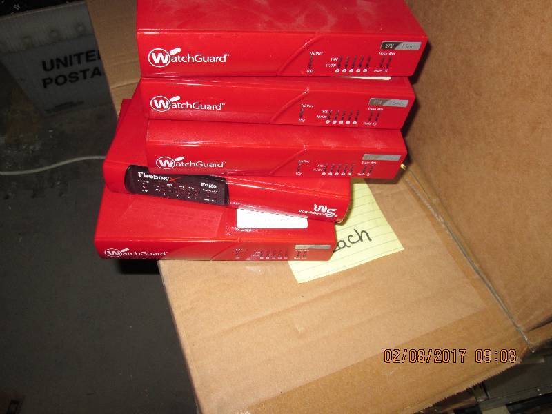 lot 54 image: Lot of 5 Security Routers, Camera, ...