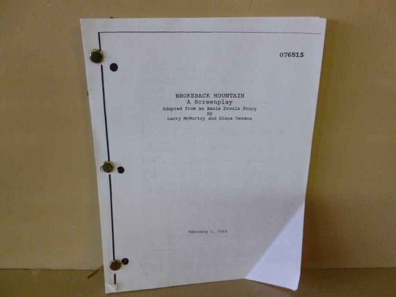 Brokeback Mountain Screenplay