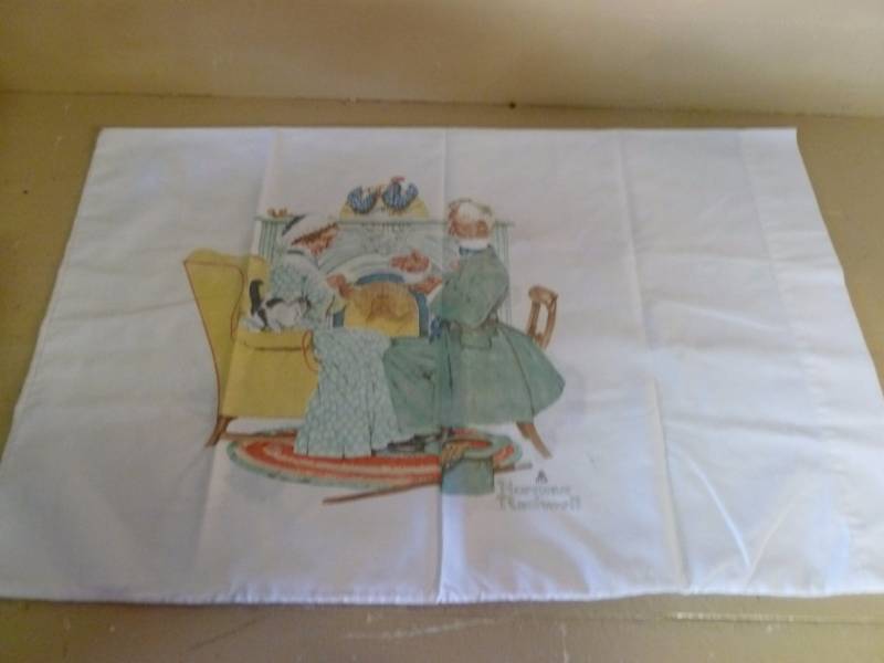 Norman Rockwell Pillow Case