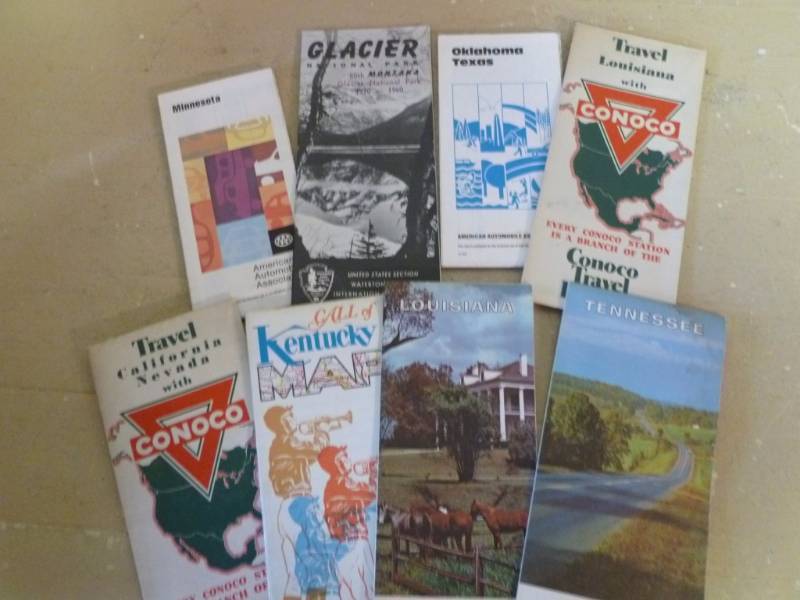 Vintage Road Maps