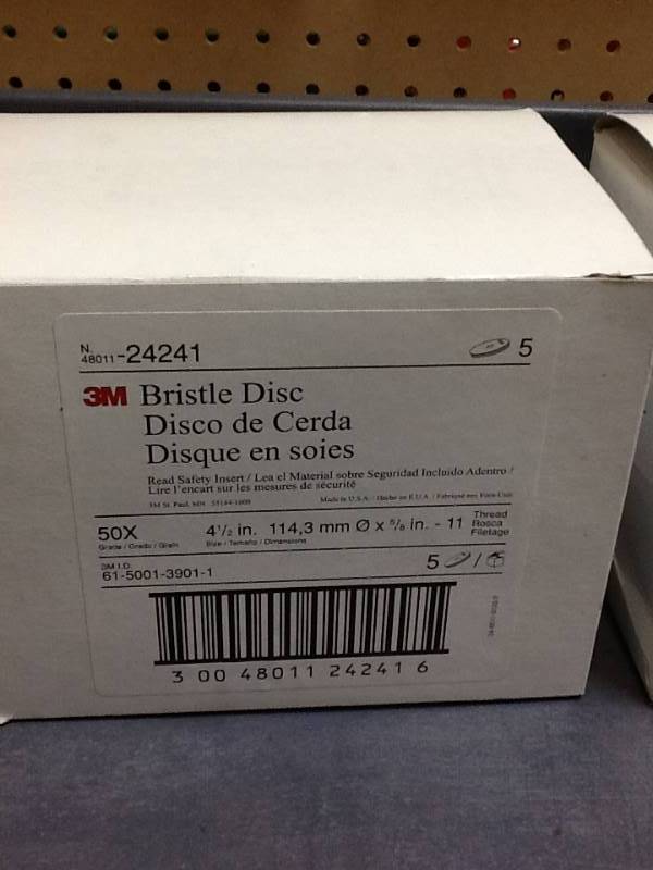 lot 54 image: SCOTCH-BRITE Bristle Disc-Box of 5
