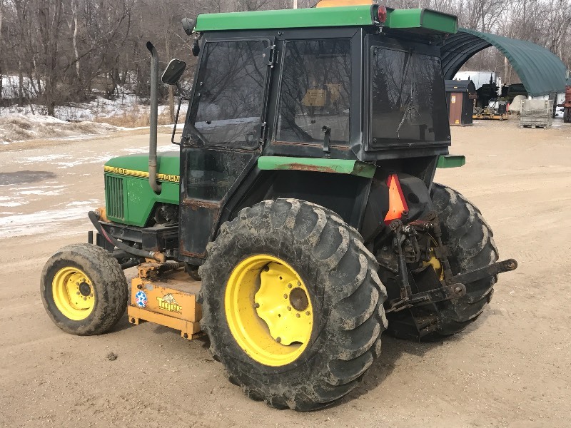 John Deere 5300 Tractor With Cab & Sweepster 7ft Broom