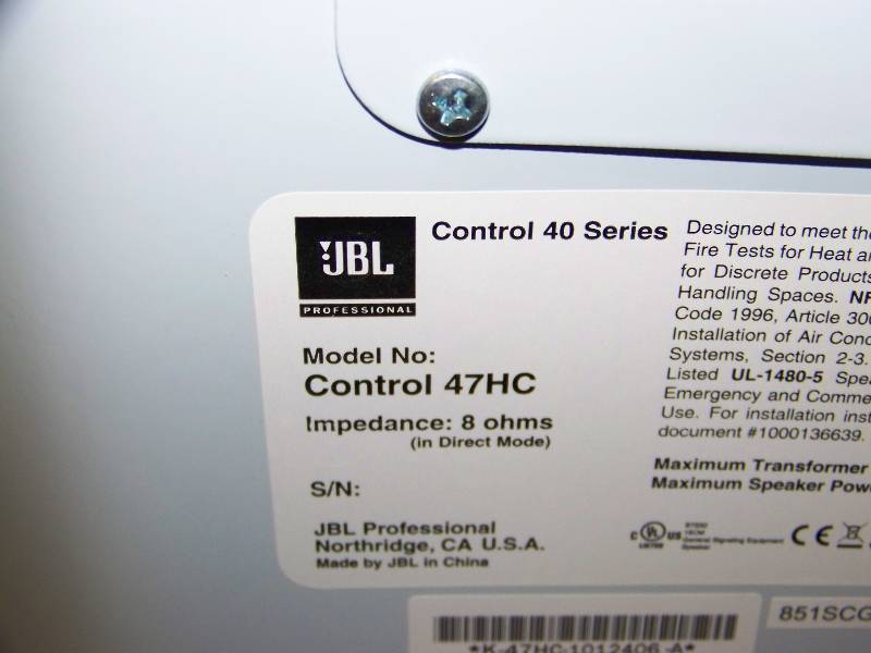 jbl control 40