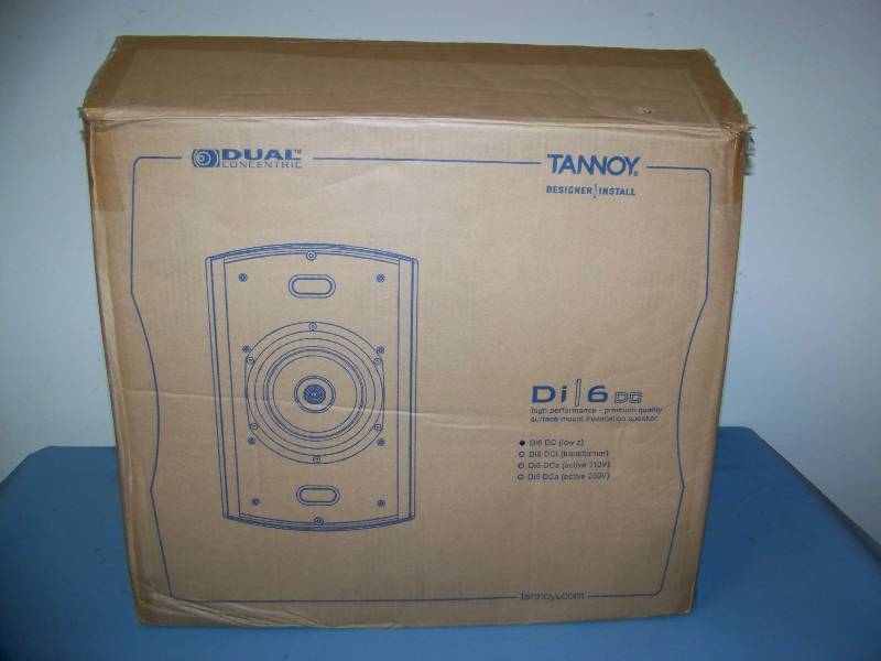 lot 64 image: (1) Tannoy, Di6 DC, Surface Mount Speaker and Mounting Bracket - NEW