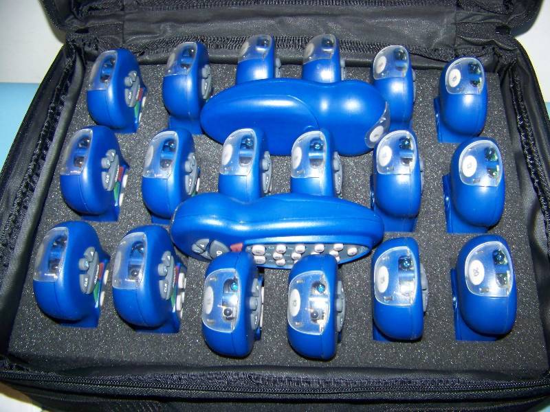 lot 90 image: (20) Quizdom, Interact, Control Units with Receiver, Case and CD  Documentation