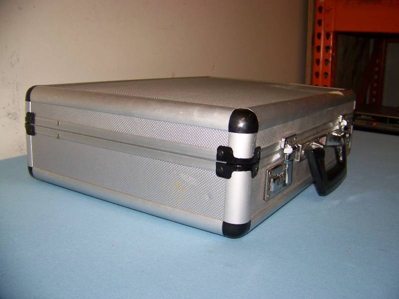 lot 118 image: Hard Sided, Padded, Equipment Brief Case with Combination Locks