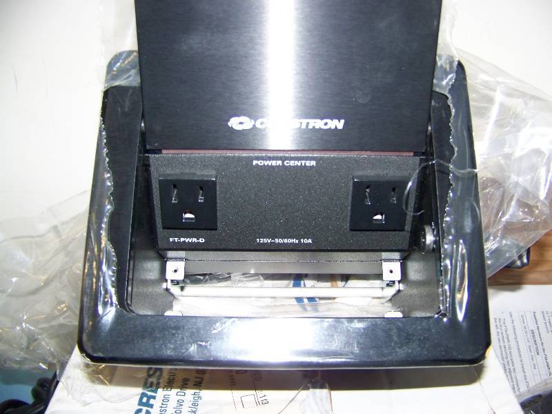 lot 47 image: Miscellaneous lot of Crestron Items including Touch Panel, Cable Cubbie, Dock, Control and More