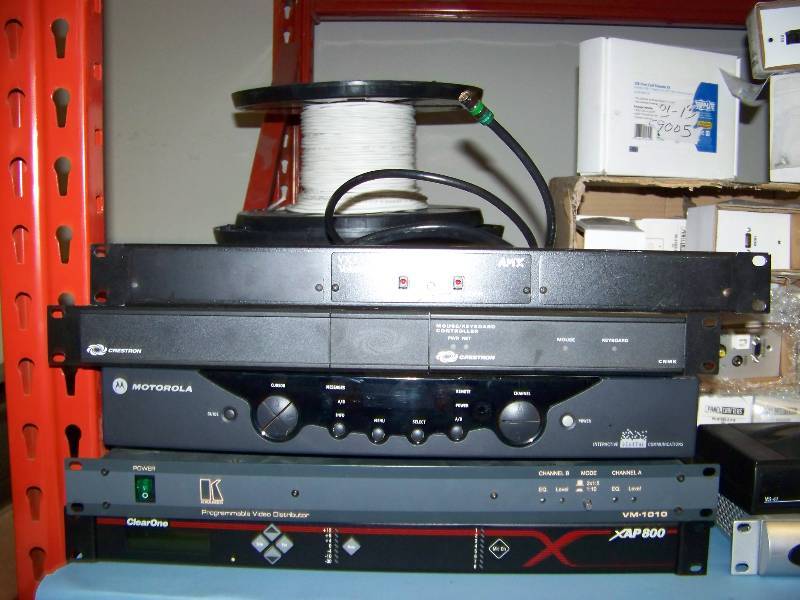 lot 42 image: (8 Wide Shelf - LARGE LOT) Miscellaneous Audio  Video (AV) Items and more
