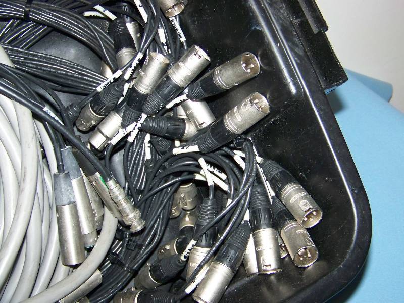 lot 35 image: XLR Cable Snake and Cables