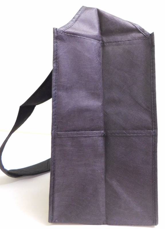 Black Over The Shoulder Totes - 16 x 7 x 14