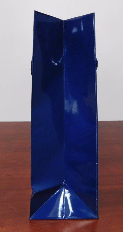Navy Glossy Euro Totes 16 x 4.75 x 13