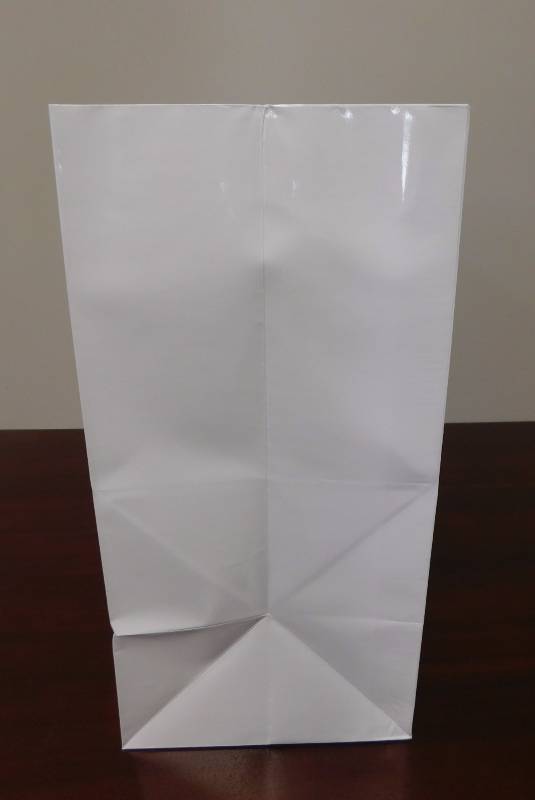 White Glossy Euro Totes - 16 x 6 x 12