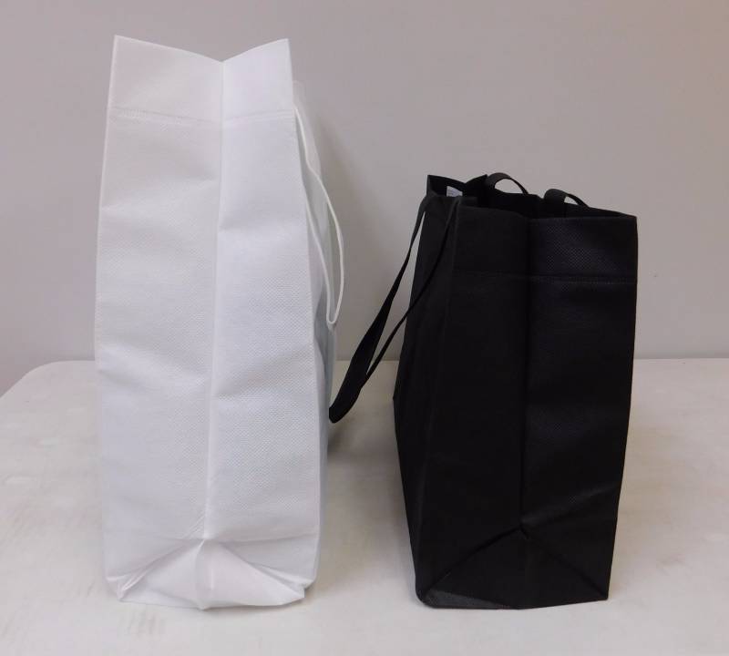 White & Black Reusable Totes