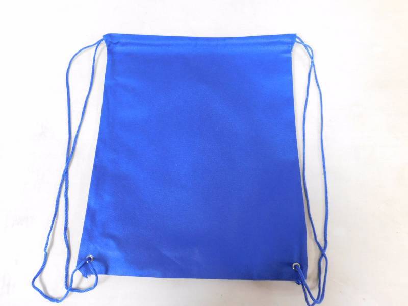Royal Blue Drawstring Back Packs - 13 x 16