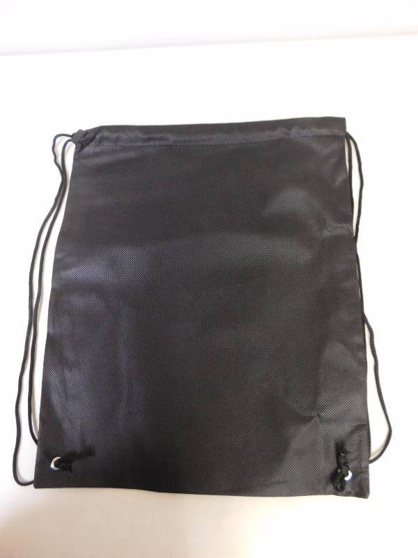 Black Drawstring Back Packs - 13 x 16