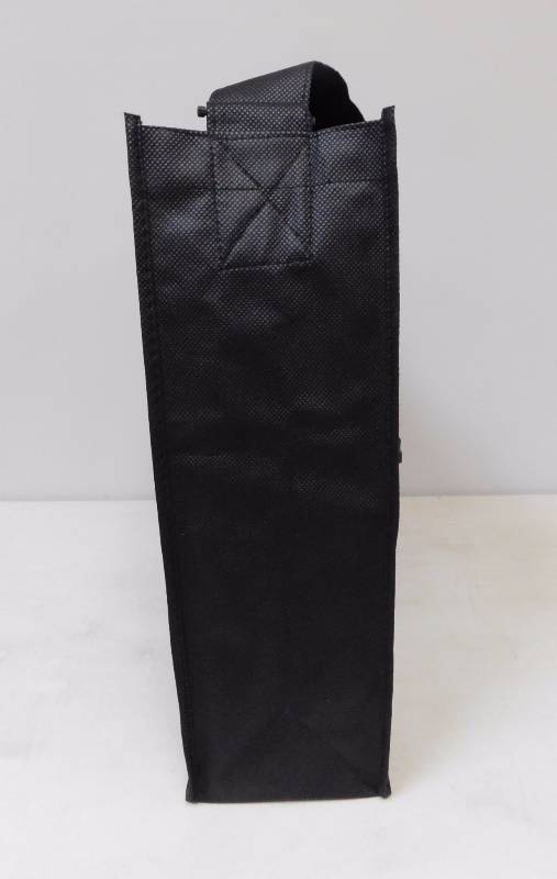 Black Over The Shoulder Totes - 18 x 5 x 15 with Adjustable Strap