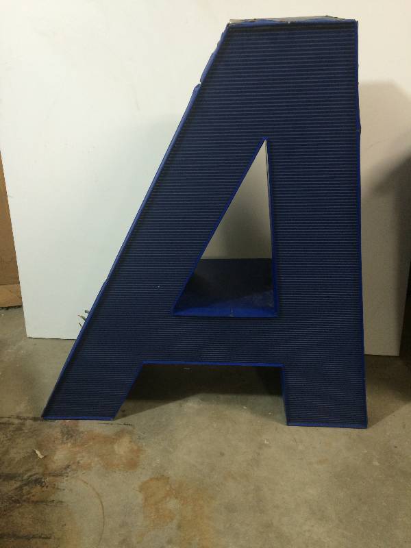 Blue Letter A