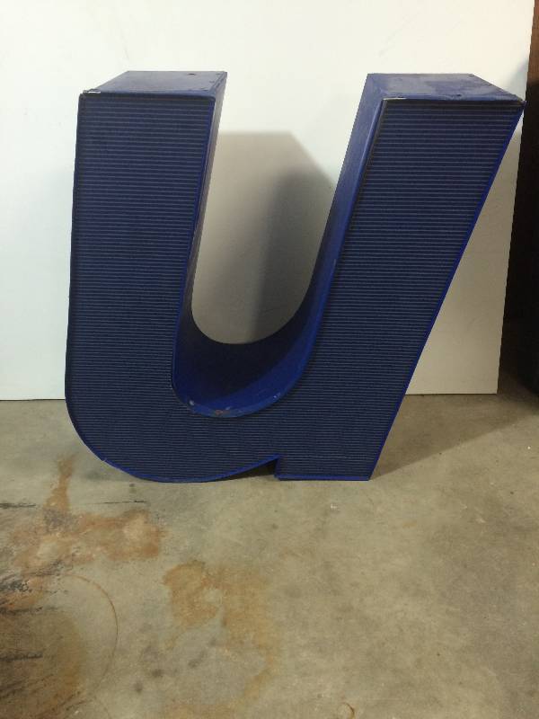 Blue Letter U
