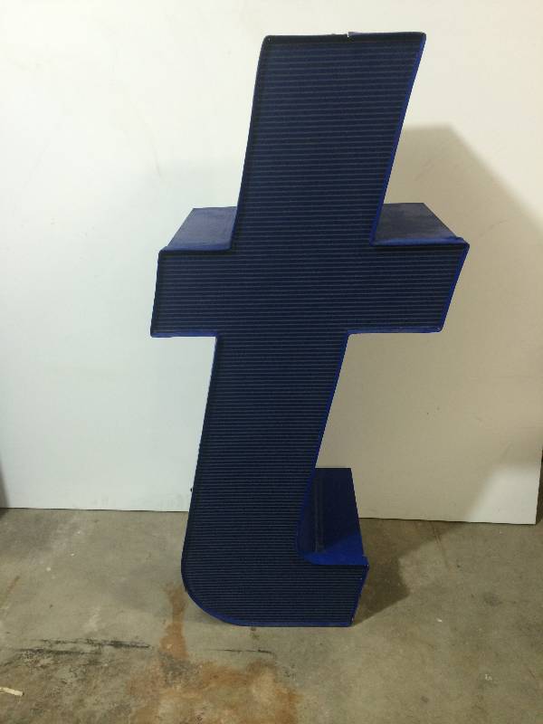 Blue Letter T