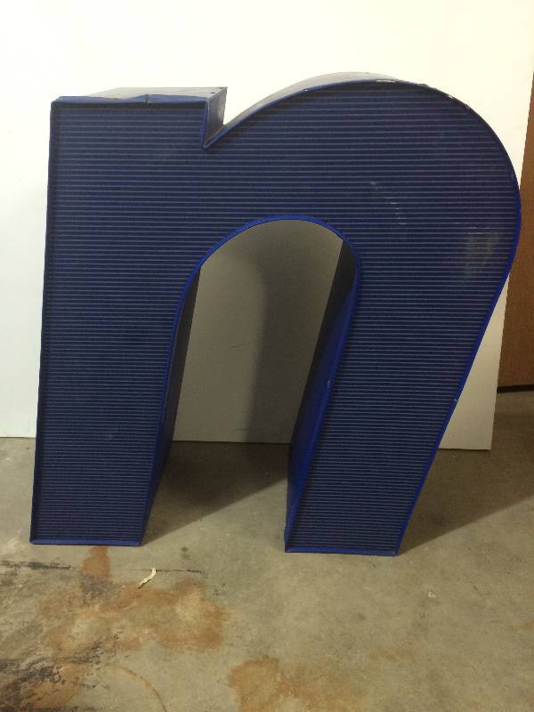 Blue Letter N