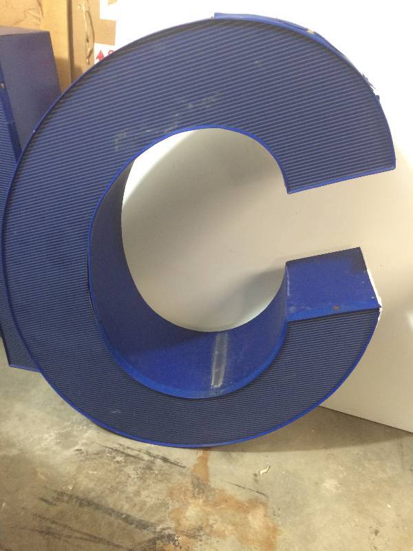 Blue Letter C