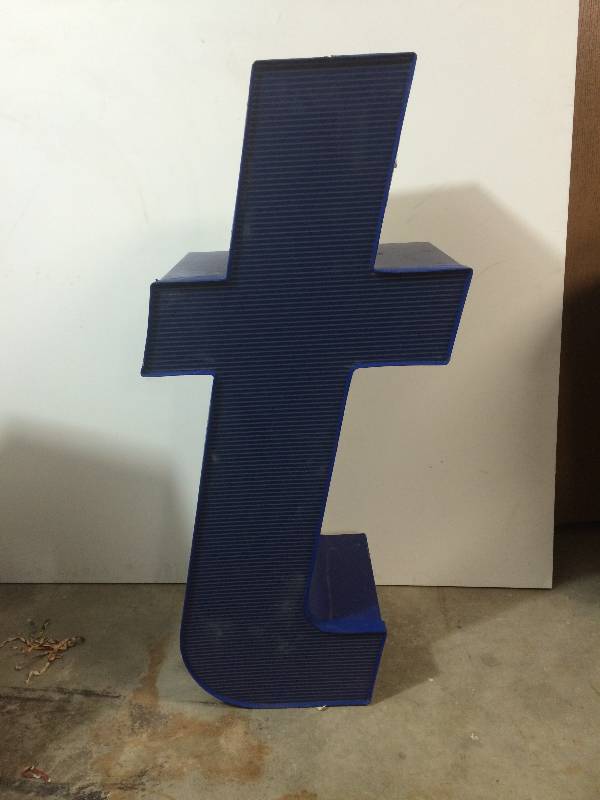 Blue Letter T