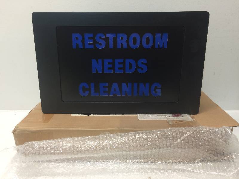 Restroom Needs Cleaning Sign
