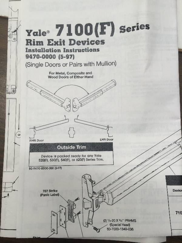 Commercial Exit Door Device