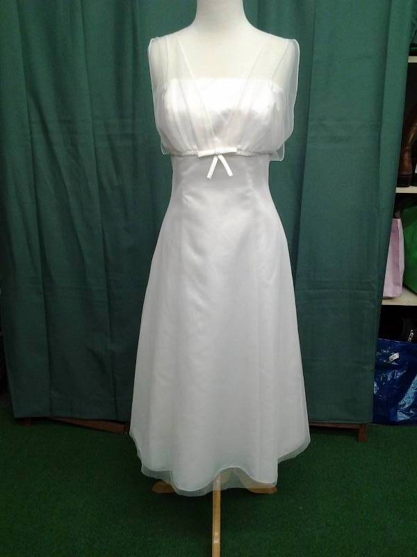 Davids Bridal Tea Length Size 12