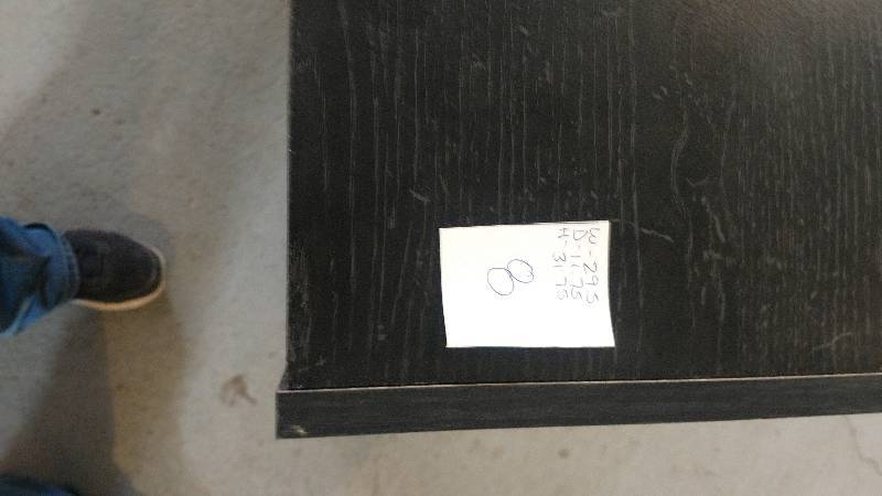Black oak bookshelf