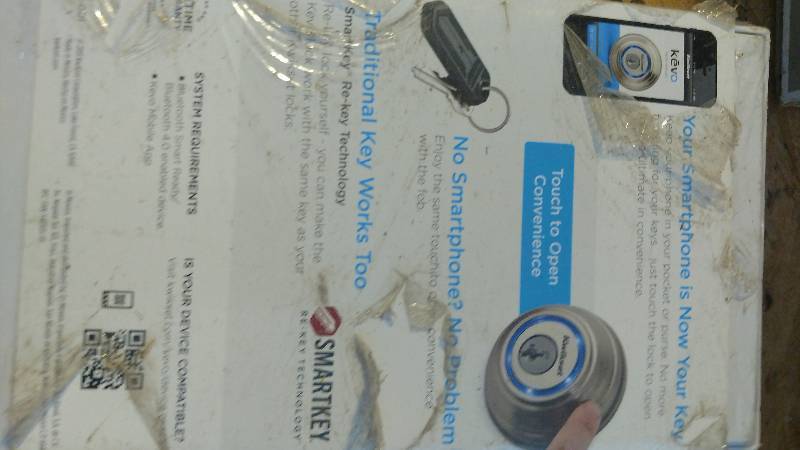 Kevo Bluetooth enabled deadbolt.