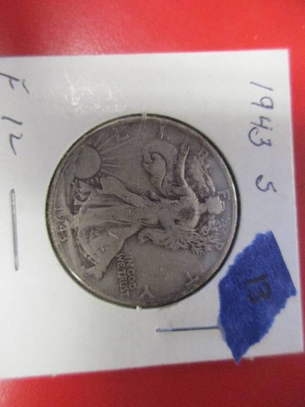 WALKING LIBERTY HALF DOLLAR 1943S