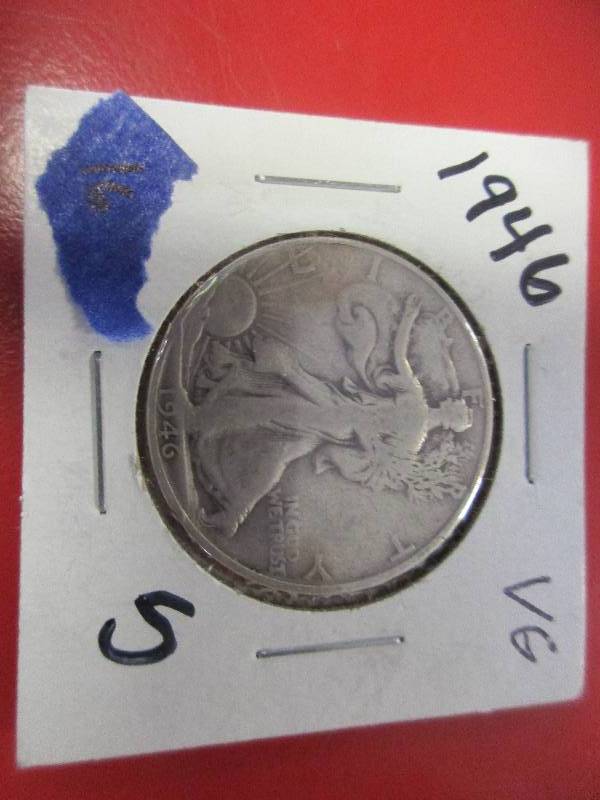 WALKING LIBERTY HALF DOLLAR 1946