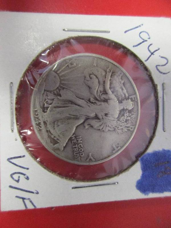 WALKING LIBERTY HALF DOLLAR 1942