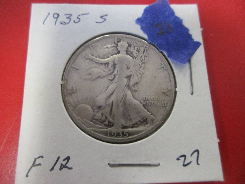 WALKING LIBERTY HALF DOLLAR 1935S