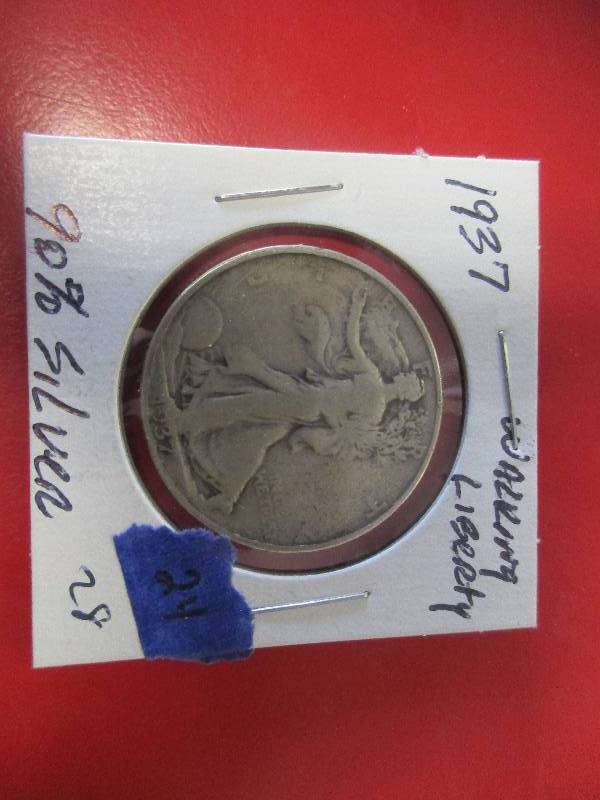 WALKING LIBERTY HALF DOLLAR 1937