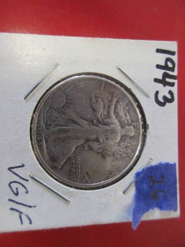WALKING LIBERTY HALF DOLLAR 1943