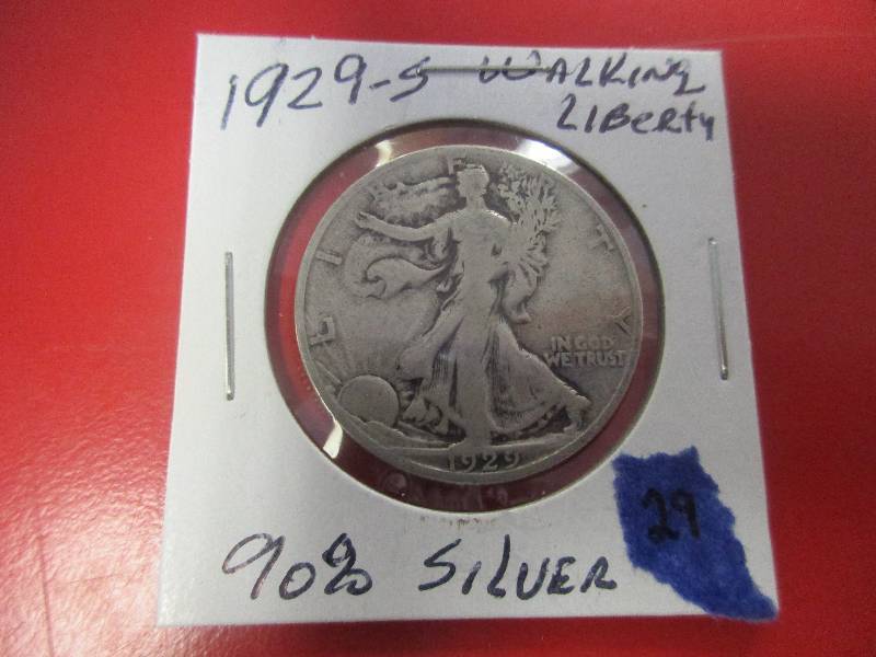 WALKING LIBERTY HALF DOLLAR 1929S