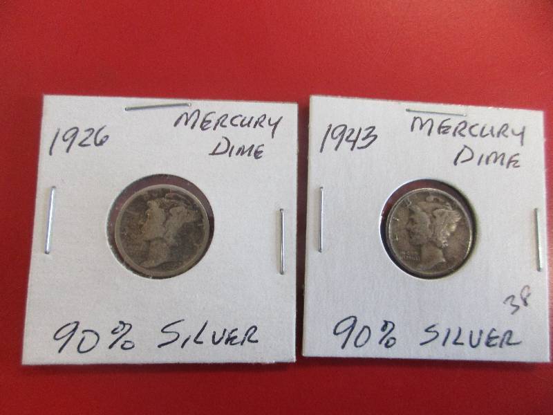 MERCURY DIMES 1926 AND 1943