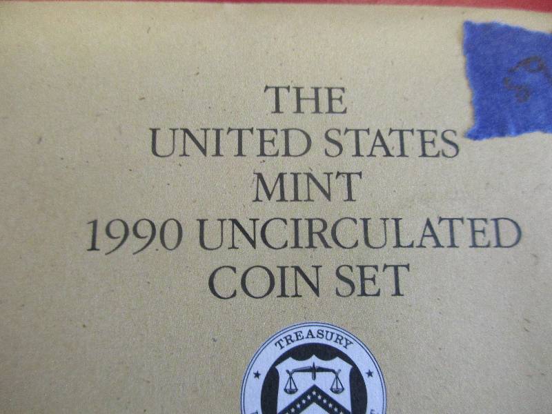 1990 UNCIRCULATED COIN SET