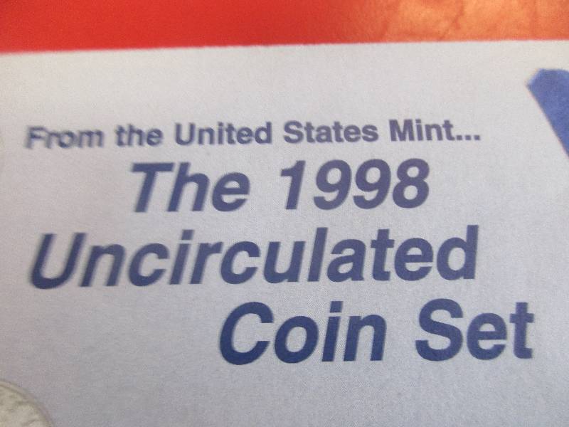 1998 UNCIRCULATED COIN SET