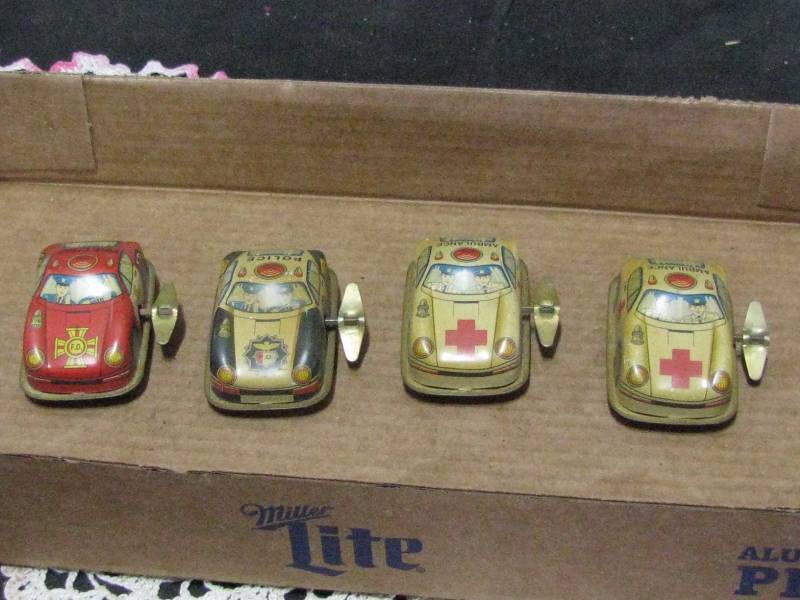 Tin Wind-Up Cars