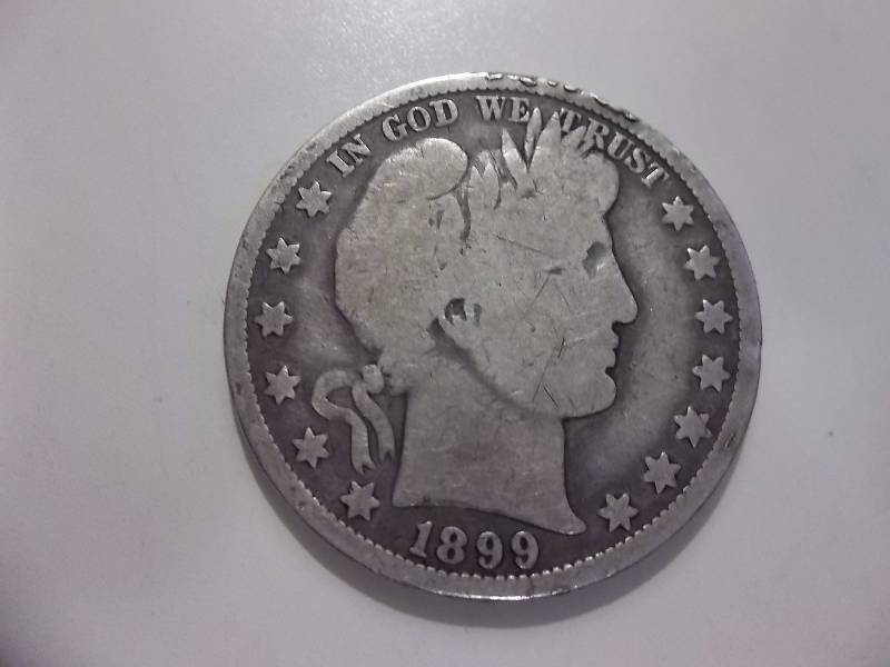 1899  Barber Half Dollar